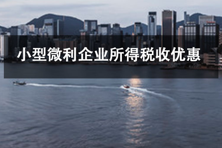 小型微利企业所得税收优惠