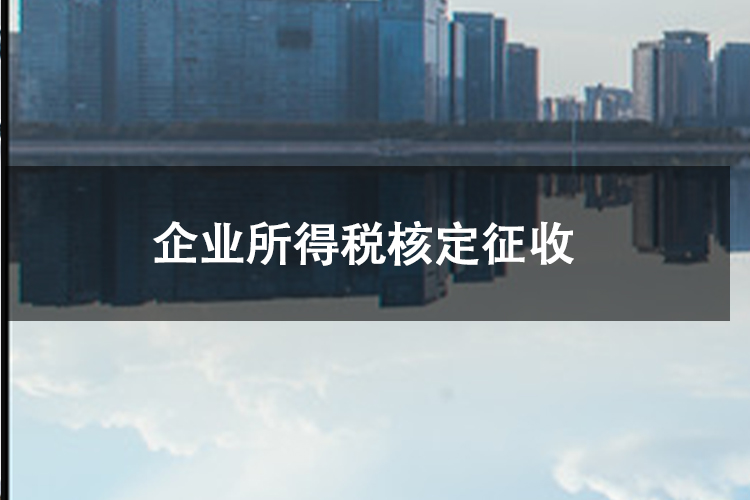 企业所得税核定征收