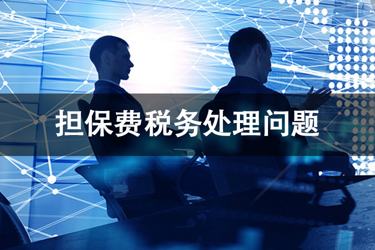 担保费税务处理问题